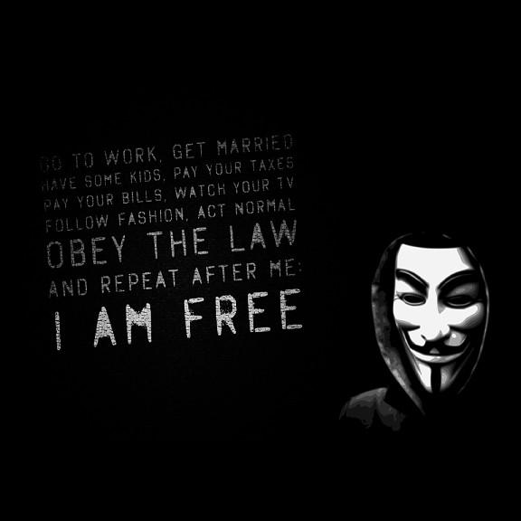 Рисунок профиля (Anonymous I am Free)